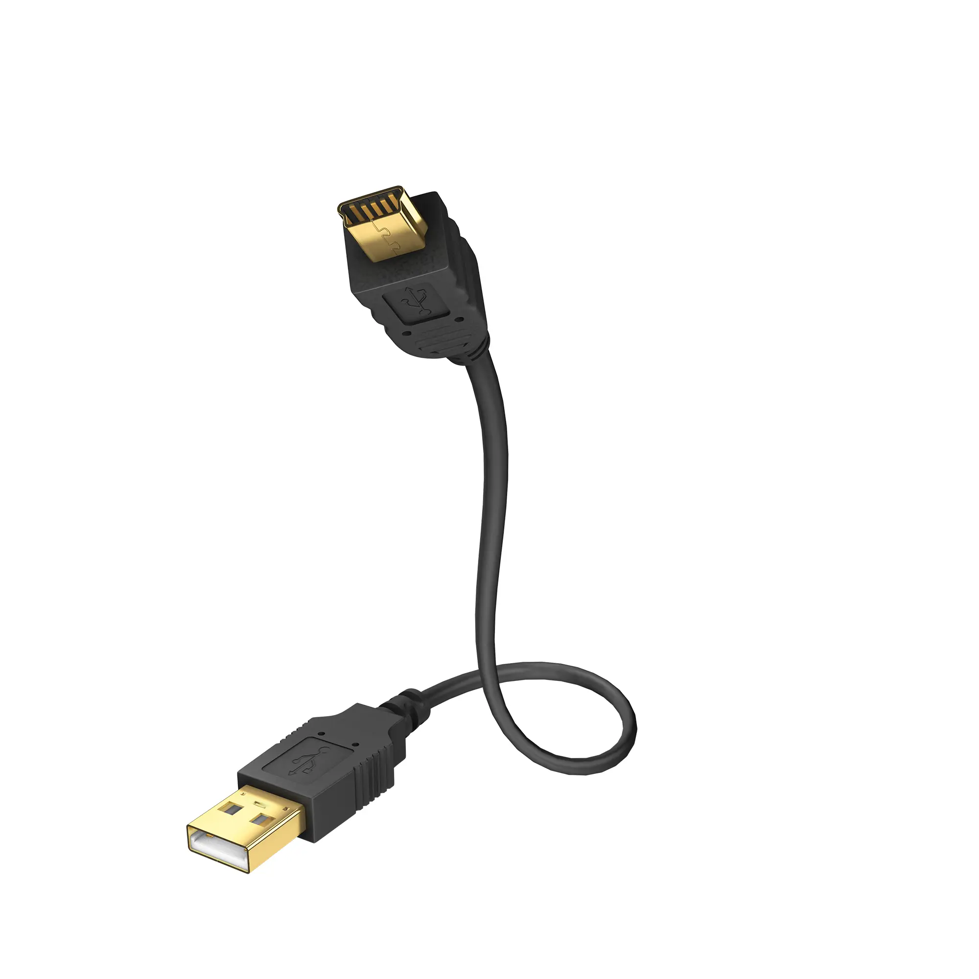 High-speed USB A < > USB Mini B